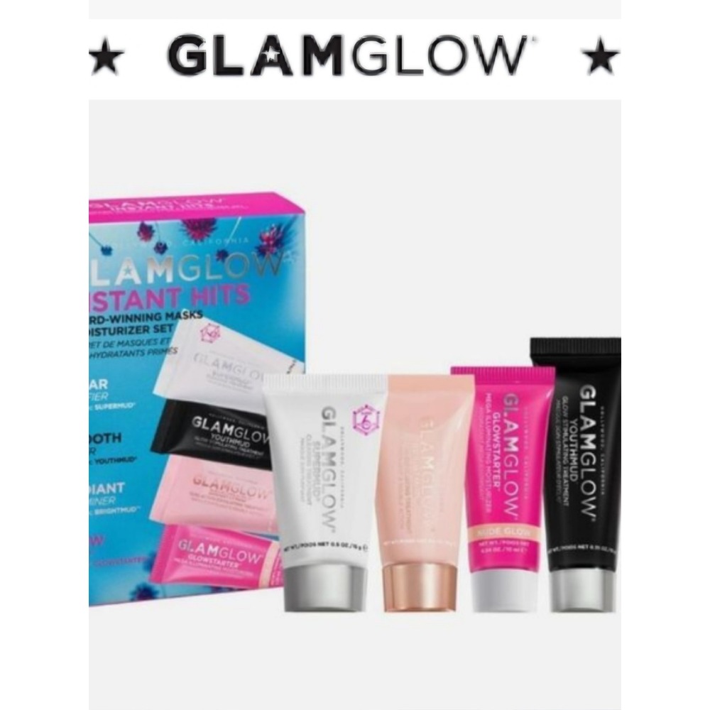 GlamGlow Insta Hits Award Winning Mask & Moisturizer Set